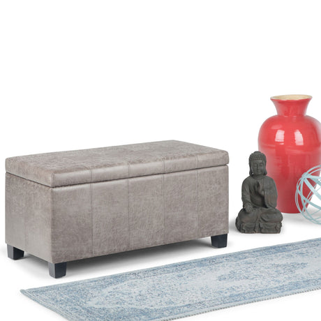 Dover - Upholstered Storage Ottoman Bench - view 17