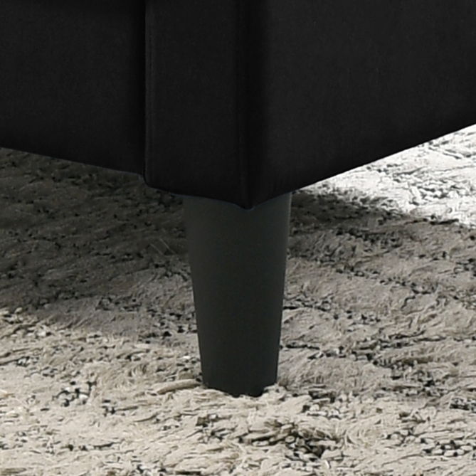 Hale - Velvet Accent Armchair With Tufting by Lilola Home | Bel Furniture