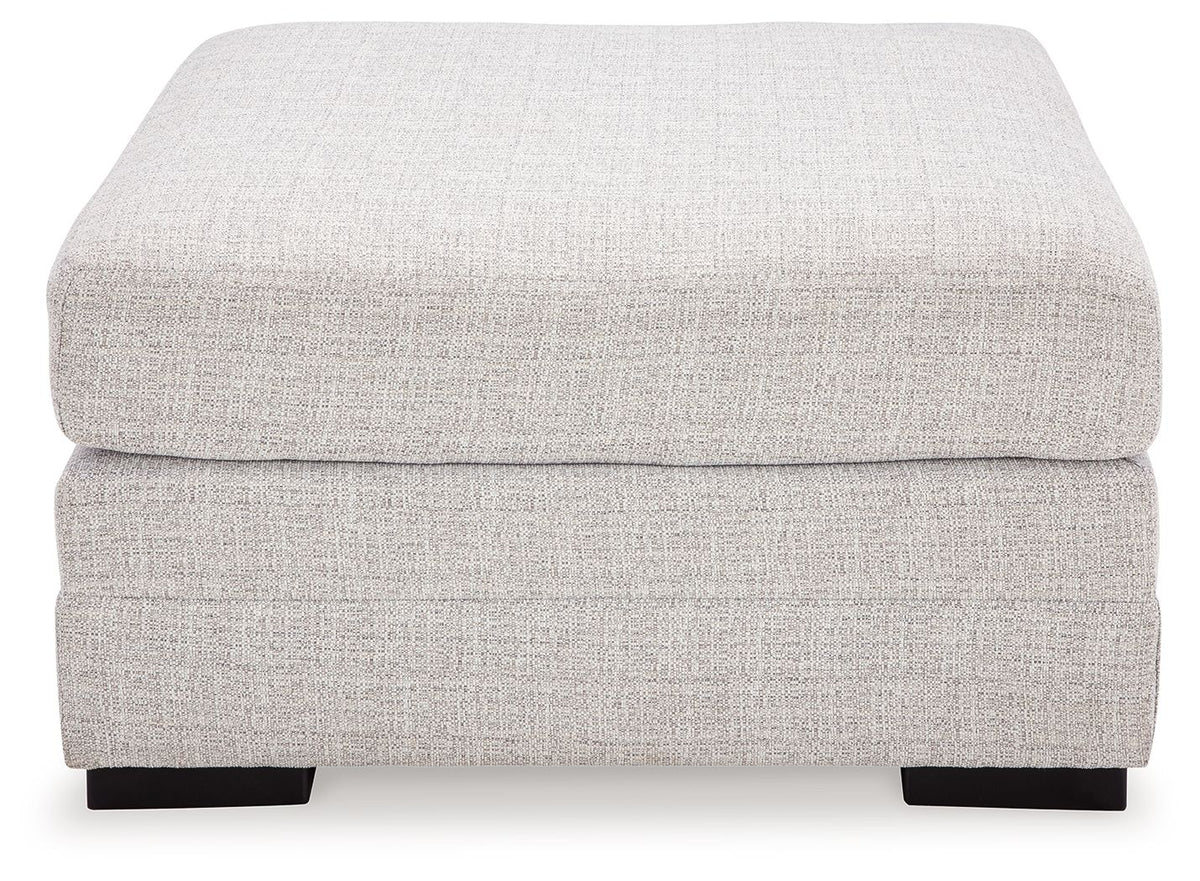 Koralynn - Oversized Accent Ottoman - Stone