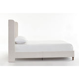 Hayden - Upholstered Wingback Bed With Tall Headboard