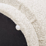 Fuji - Mushroom Footstool Ottoman by Jennifer Taylor Home | Bel Furniture