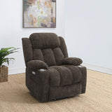 Houston - Upholstered Power Lift Recliner Chair by CoasterEveryday | Bel Furniture