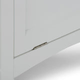 Avington - Laundry Hamper - Pure White by Simpli-Home | Bel Furniture