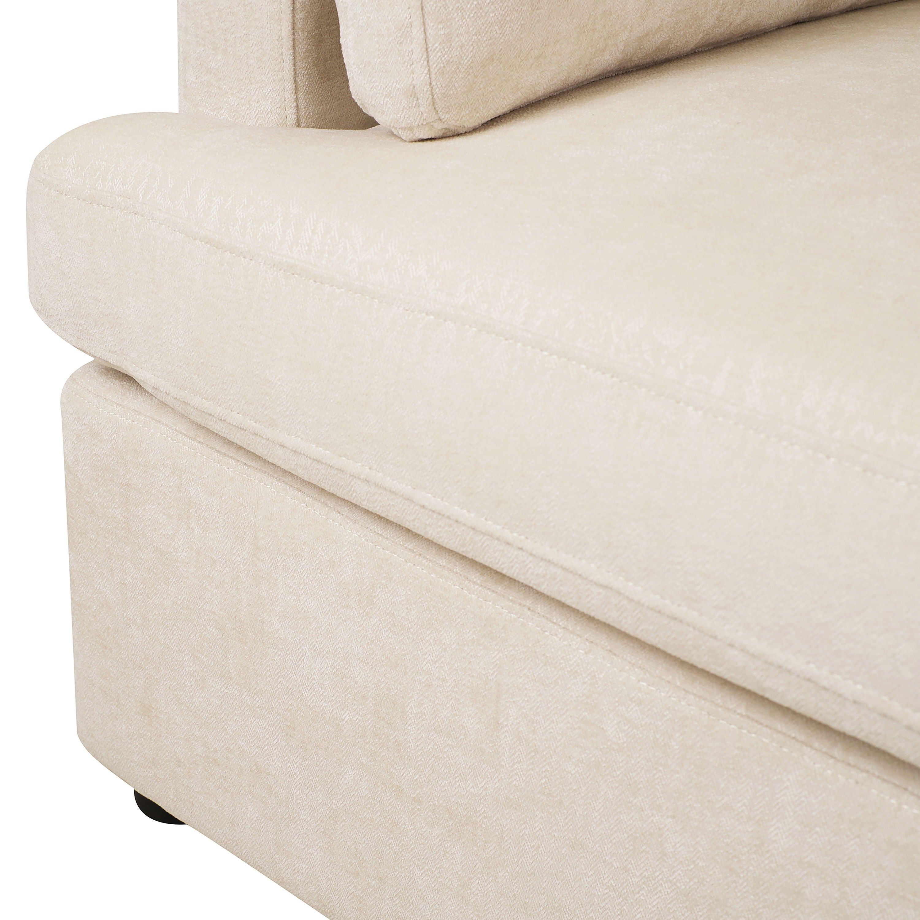 Oversized Accent Chair Comfortable Armrest Cushions, Versatile Neutral Style, Elegant Design, Durable Frame