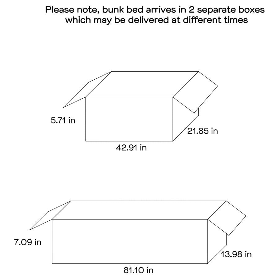 Flynn - Wood Bunk Bed With Mattress