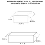 Flynn - Wood Bunk Bed With Mattress