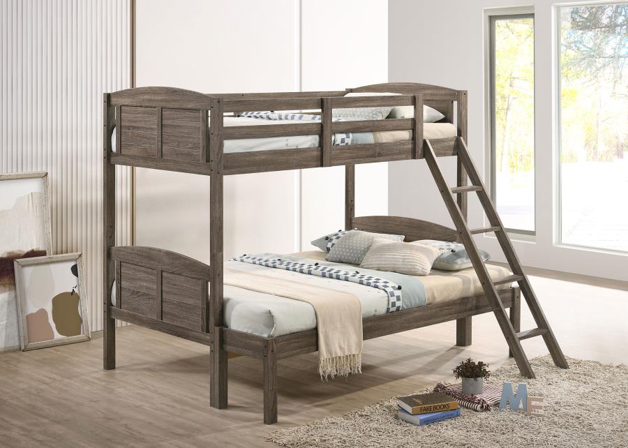 Flynn - Wood Bunk Bed With Mattress