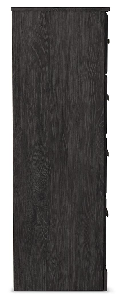 Belachime - Four Drawer Chest - Charcoal - view 2