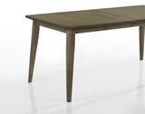 Bistro - Wide Contemporary Rectangle Dining Table With Extension Leaf by Lilola Home | Bel Furniture