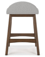 Lyncott - Upholstered Barstool (Set of 2) by Signature Design by Ashley® | Bel Furniture