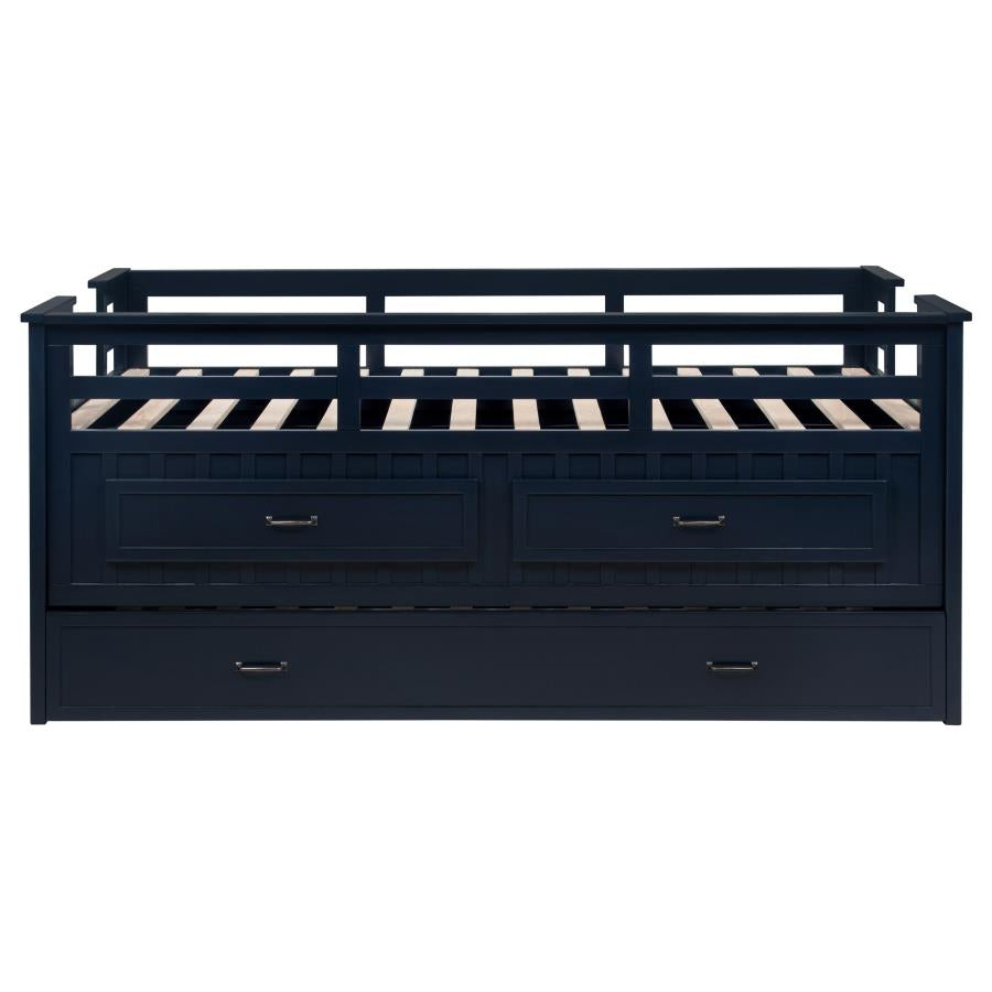 Carlsbad - Wood Captains Bed With Trundle