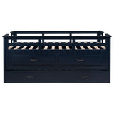Carlsbad - Wood Captains Bed With Trundle