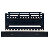 Carlsbad - Wood Captains Bed With Trundle