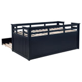 Carlsbad - Wood Captains Bed With Trundle