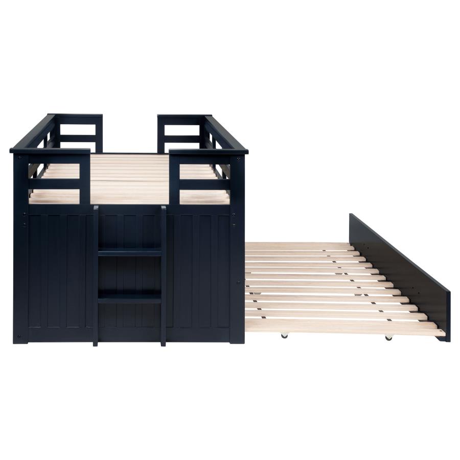 Carlsbad - Wood Captains Bed With Trundle
