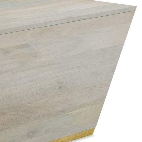 Abba - Handcrafted Square Coffee Table by Simpli-Home | Bel Furniture