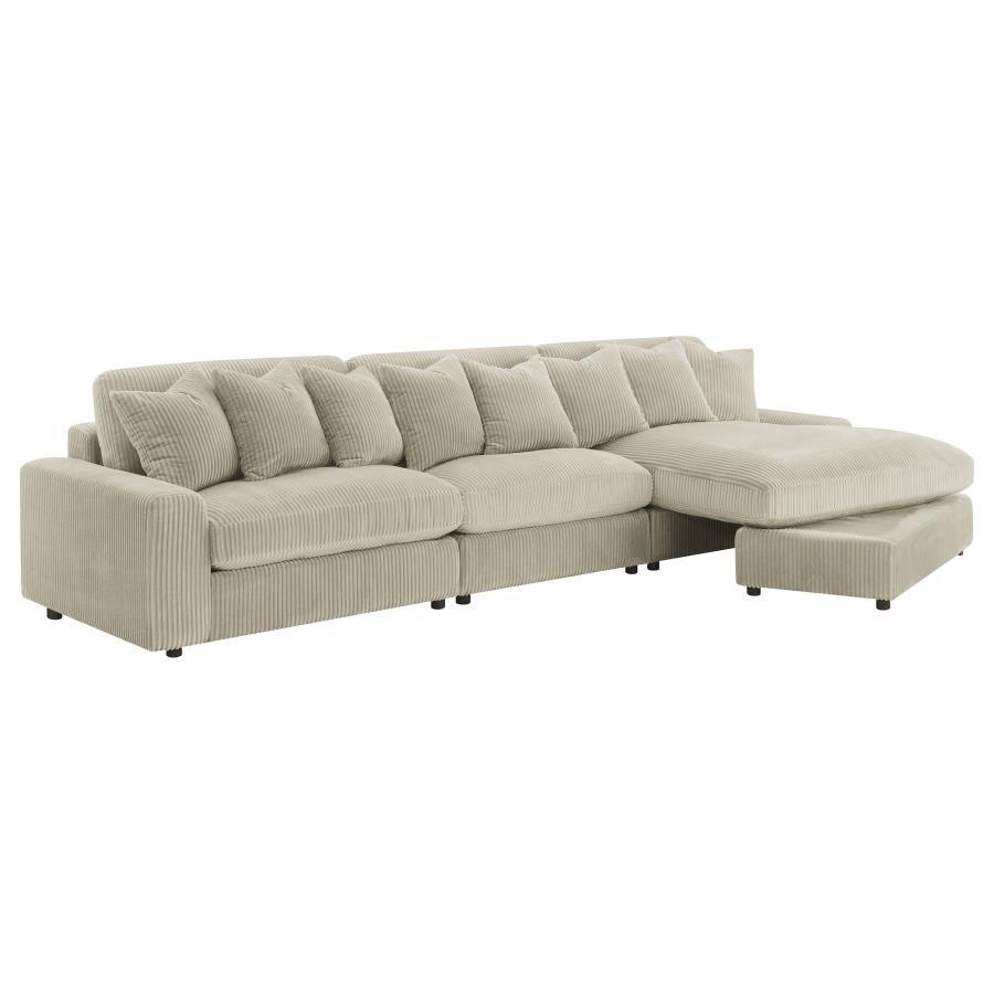 Blaine - Reversible Upholstered Chaise Sectional Sofa by Coaster Fine Furniture | Bel Furniture
