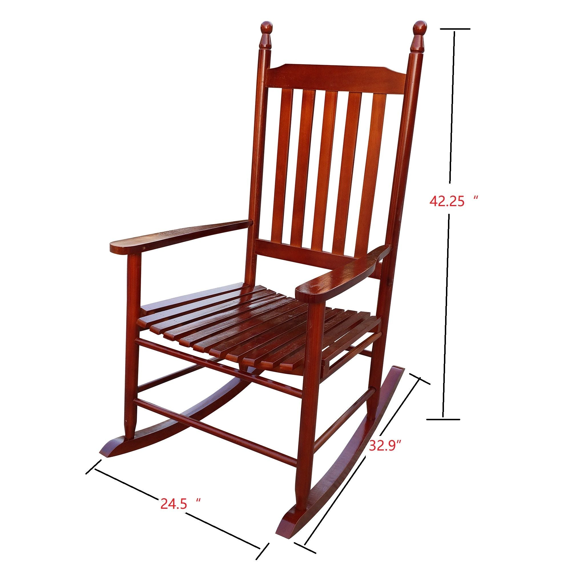 Wooden Porch Rocker Chair