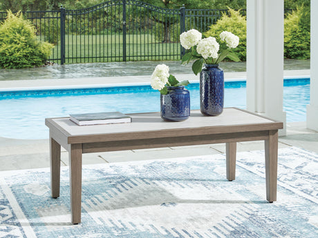 Rainier Ranch - Rectangular Cocktail Table - Brown / Beige - view 3