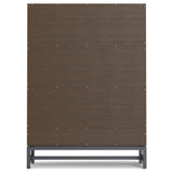Banting - 9 Cube Bookcase With Drawers - Walnut Brown by Simpli-Home | Bel Furniture