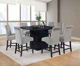 Stanton - Square Counter Height Dining Table - Black by CoasterEssence | Bel Furniture