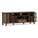 Artisan - TV Media Stand - Rustic Natural Aged Brown