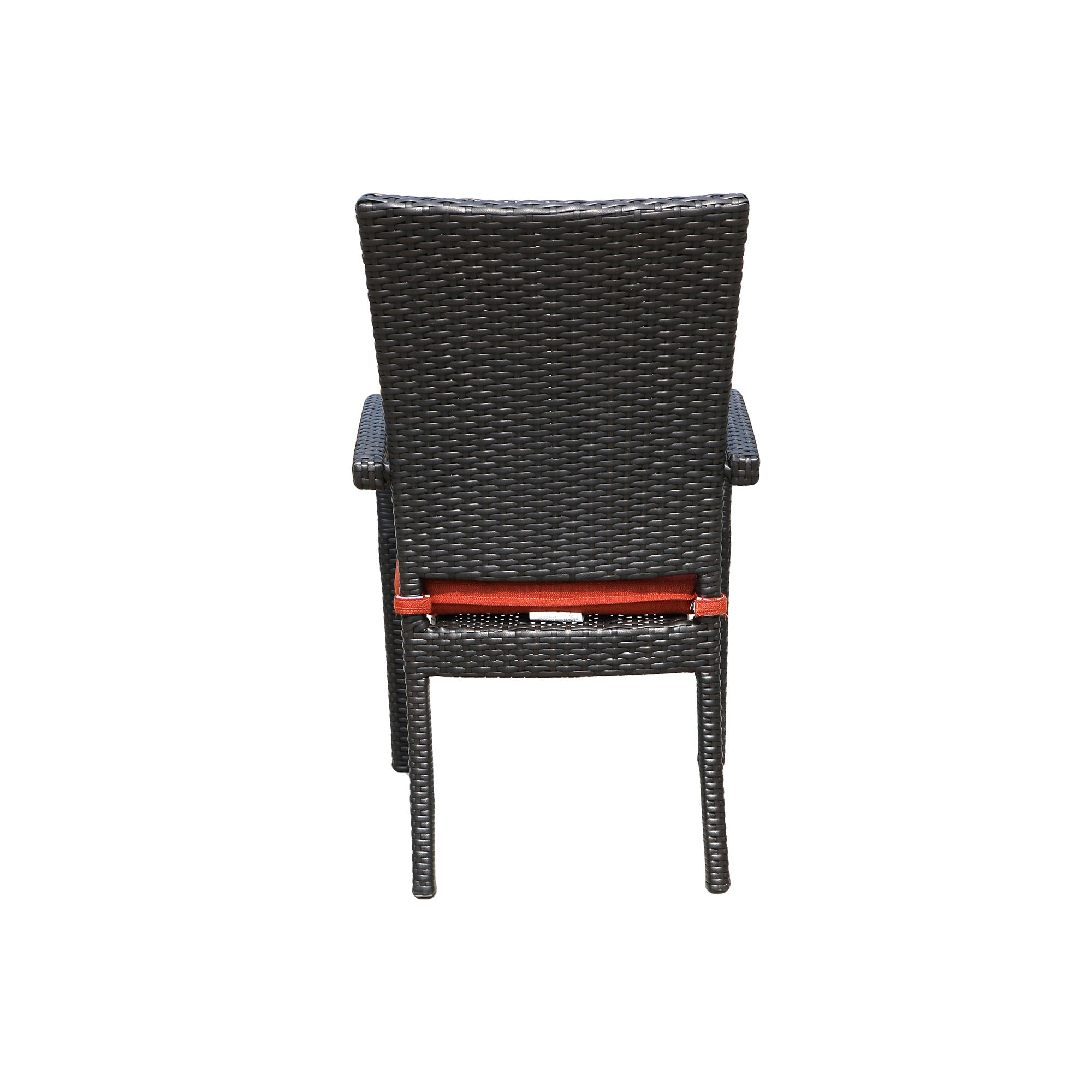 Balcones - Outdoor Wicker Dining Chairs With Cushions (Set of 8)