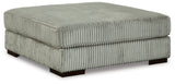 Lindyn - Oversized Accent Ottoman Pearl Silver by Signature Design by Ashley® | Bel Furniture