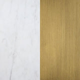 Ambrose - Round Marble Top Dining Table - Brushed Gold by Coaster Fine Furniture | Bel Furniture