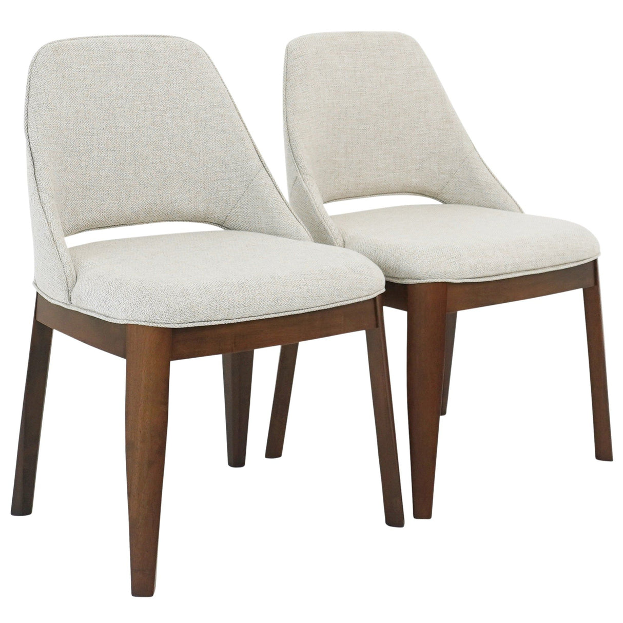 Weston - Dining Chair (Set of 2) - Beige by Ashcroft Furniture | Bel Furniture
