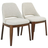 Weston - Dining Chair (Set of 2) - Beige by Ashcroft Furniture | Bel Furniture