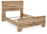 Hyanna - Full Panel Bed - Tan