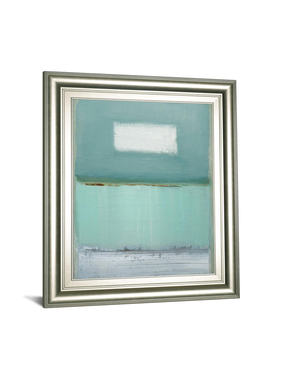 Azure 1 By Caroline Gold - Framed Print Wall Art - Blue