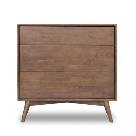 Caroline - Mid-Century Modern Dresser 3 Drawer - Brown / Wood by Ashcroft Furniture | Bel Furniture
