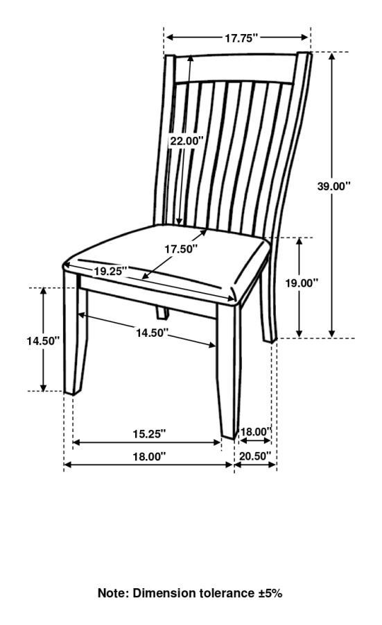 Nogales - Wood Dining Side Chair (Set of 2)