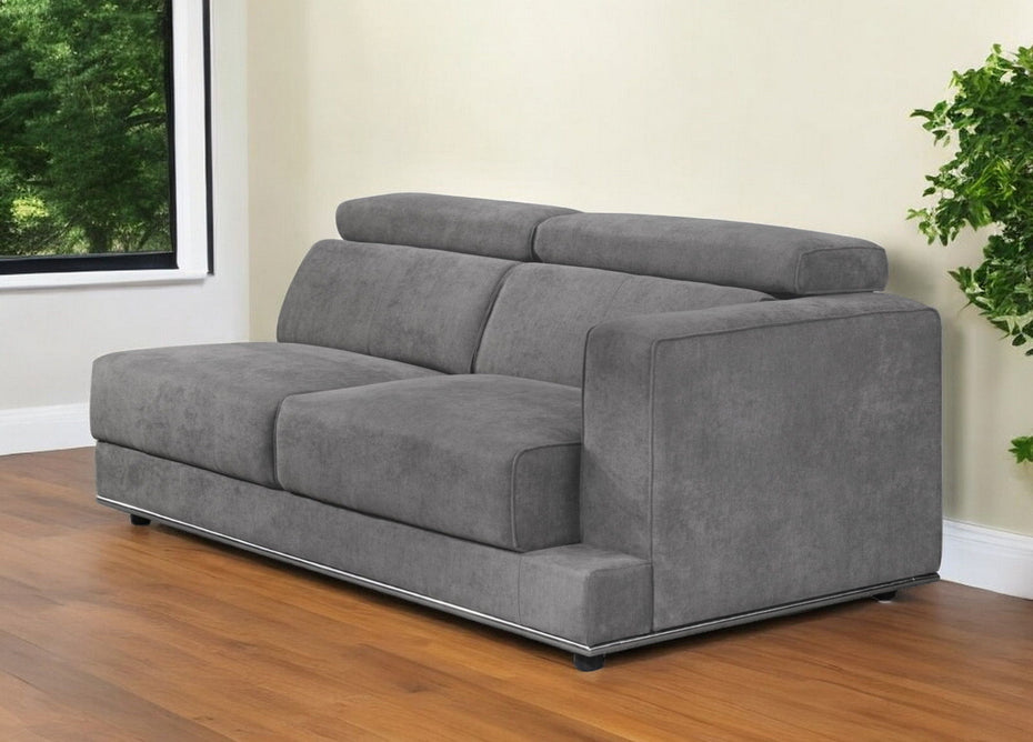 Black Legs Sofa - Dark Gray