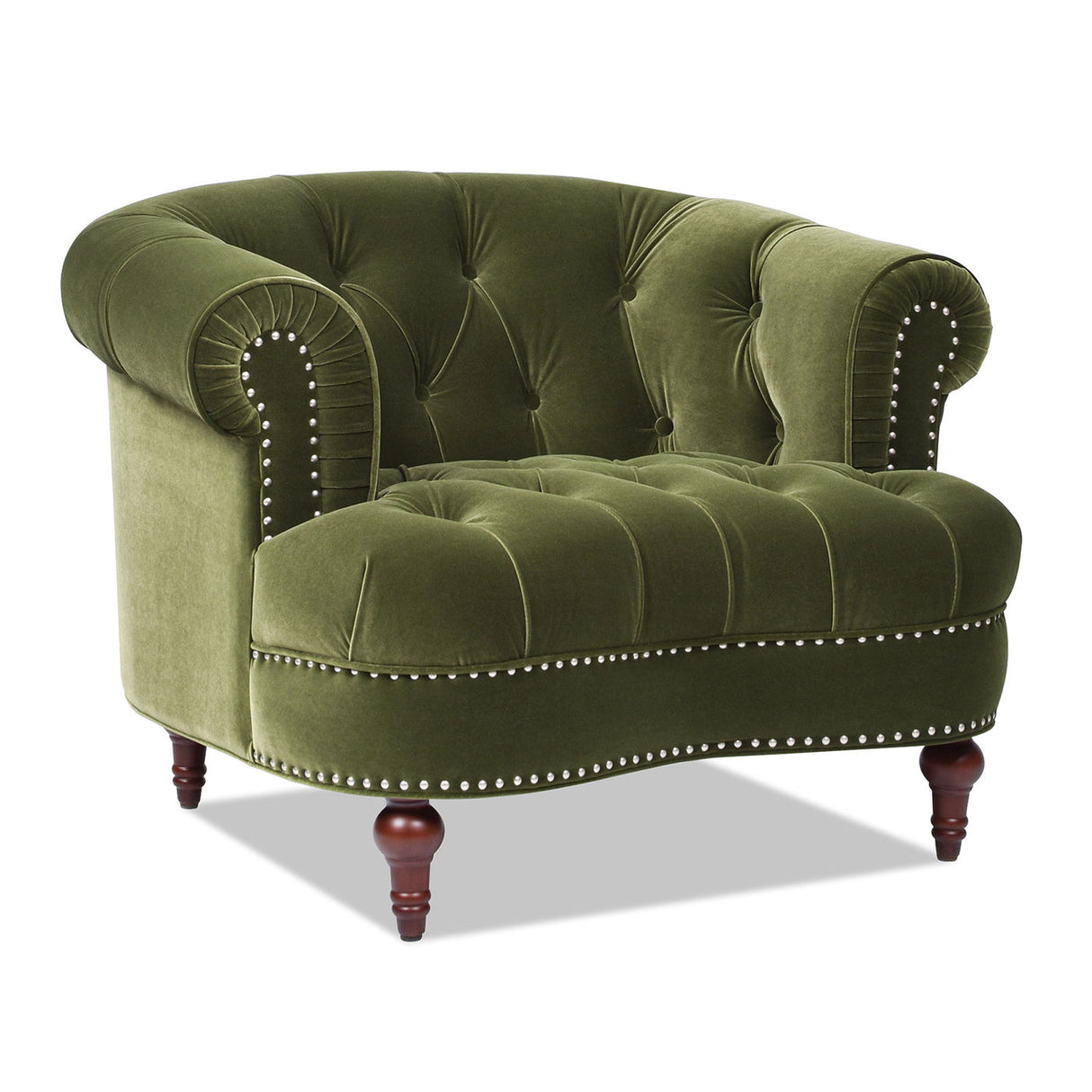 La Rosa - Victorian Tufted Upholstered Accent Chair