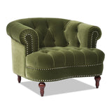 La Rosa - Victorian Tufted Upholstered Accent Chair