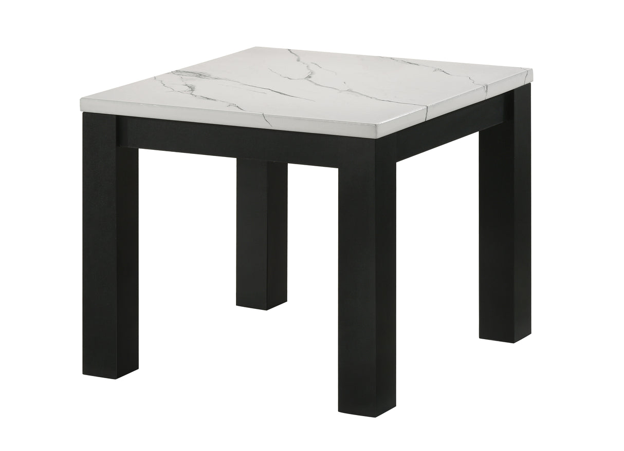 Ivy 3-Pk Faux Marble White Cocktail Set