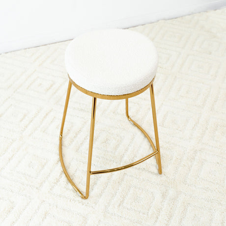 Jane - 26" Mid-Century Modern Luxury Upholstered Stool - view 3