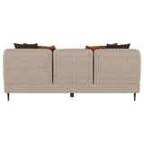 Jade - Chenille Upholstered Modern Track Arm Sofa