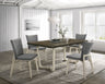 Biloxi - Rectangular Dining Set Dark Gray 5 Pc. Table, 4 Chairs by Coaster Fine Furniture | Bel Furniture