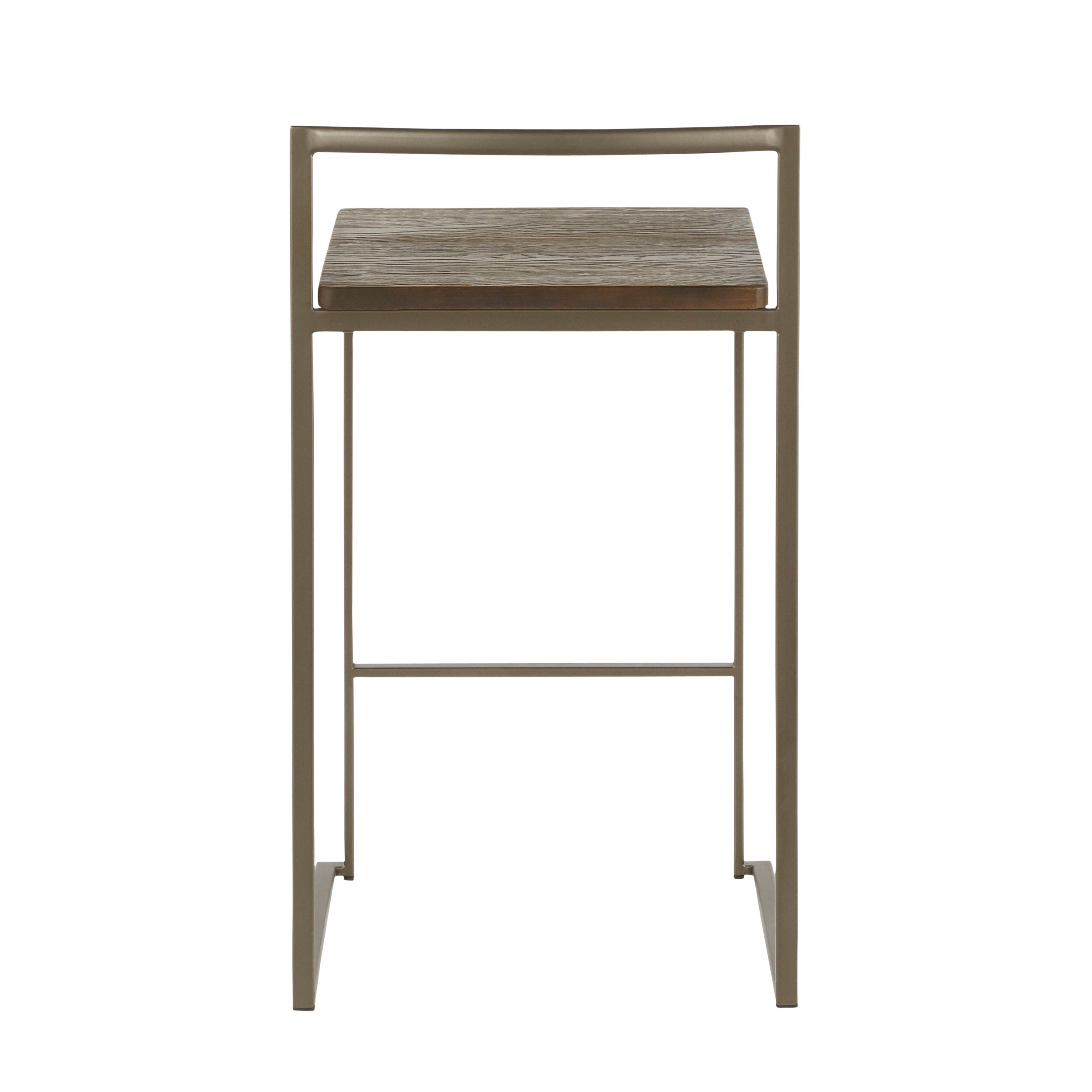 Fuji - Industrial Stackable Counter Stool Set