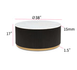 Kara Coffee Table W/ Casters