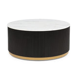 Kara Coffee Table W/ Casters