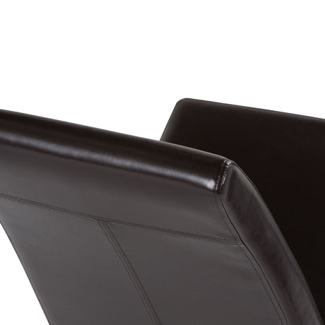 Acadian - Parson Dining Chair (Set of 2) - Tanners Brown by Simpli-Home | Bel Furniture