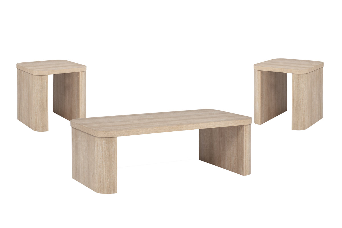 Ashton - 3 Piece Cocktail Set - Natural