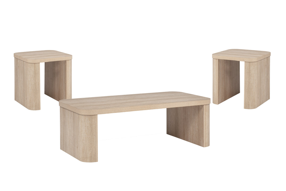 Ashton - 3 Piece Cocktail Set - Natural