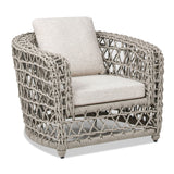 Everly - Frame Barrel Deep Seating Patio Arm Chair Axroma Olefin - Oat Beige by Jennifer Taylor Home | Bel Furniture