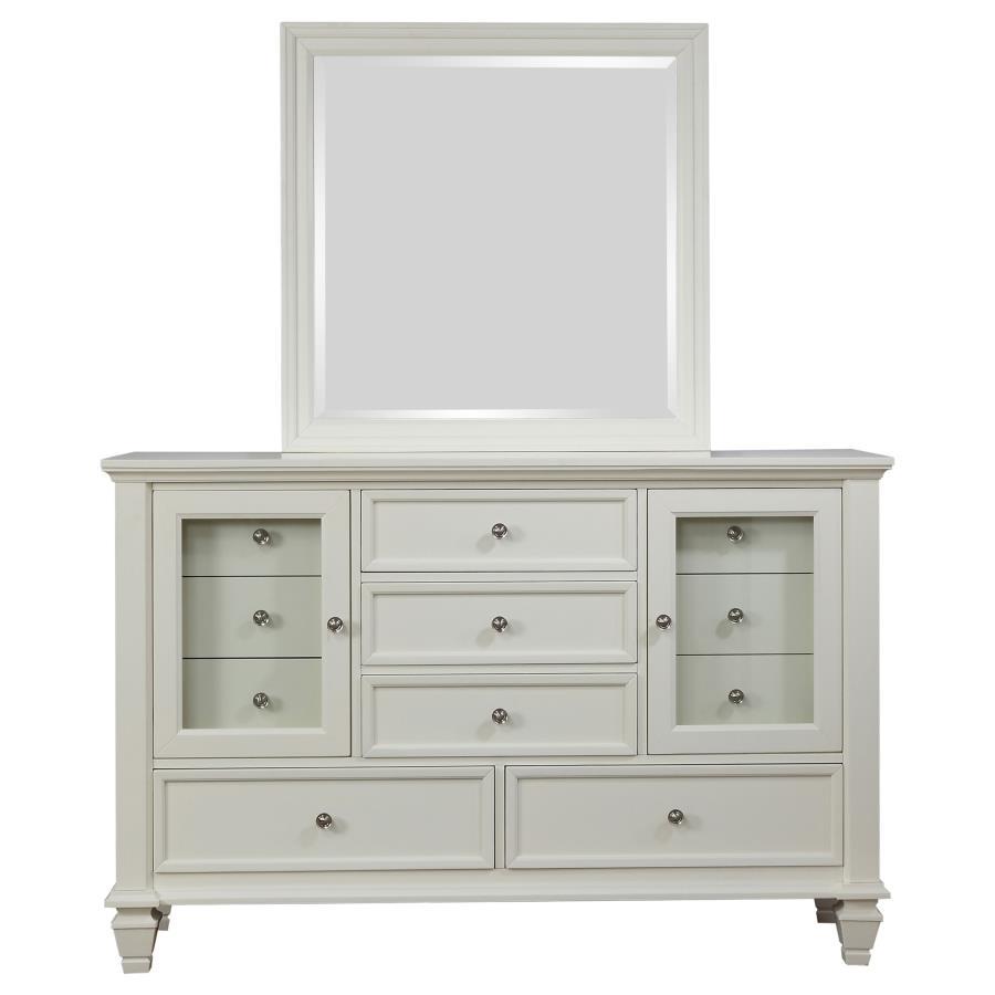 Sandy Beach - 11-drawer Dresser With Mirror by CoasterEssence | Bel Furniture